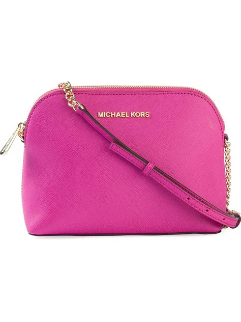 michael kors pink big bag|Michael Kors pink crossbody bag.